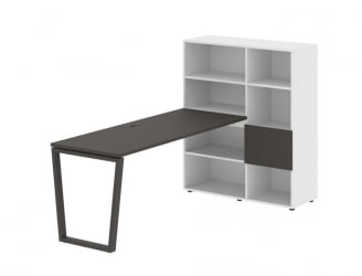 Рабочая станция ЕДИС ЕВРСТ 1117 Мокко Мокко Белый / EDIS EVRST