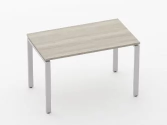 Стол прямой Дека П-обр. каркас 7.07.12  Дуб Сантана светлый / Deka