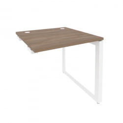 Стол-приставка на О-образном м/к к опорным элементам ОНИКС О.МО-СПР-0.8 Дуб Аризона/Белый / ONIX O.MO-SPR-0.8