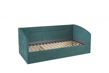 Кровать  0.9 Альба (Софа) КМ.S-16 сосна (велюр)