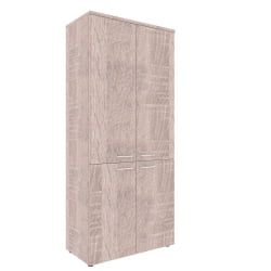 Шкаф для документов с глухими средними и малыми дверьми XHC 85.3 Дуб Сонома