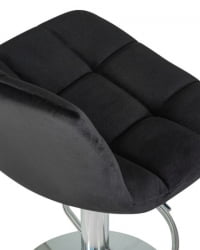 Стул барный ДОБРИН ТАИЛОР (черный велюр (МДЖ9-101)) 2 шт / DOBRIN TAILOR (MJ9-101))