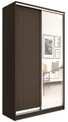 Шкаф купе 2-ух дверный Хит-23-12-15 Аруба Венге