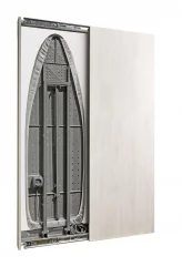 Шкаф со встроенной гладильной доской Iron Slim Eco (правый, купе) Беленый дуб