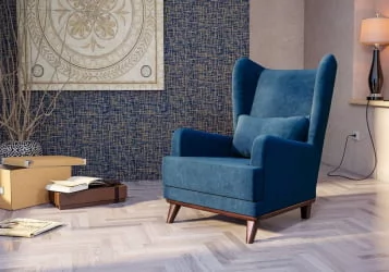 Кресло Оскар ТК 314 Толидо 26 (темно-синий)