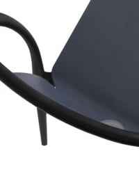 Стул обеденный ДОБРИН АДЭМ (черный/серо-голубой) 4 шт / DOBRIN ADAM