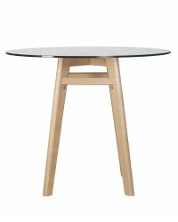 Маленький обеденный стол DOBRIN ALBERT 90 GLASS