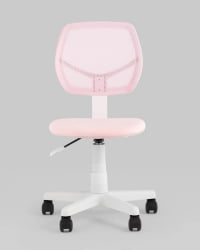Кресло компьютерное детское ЛОЛО розовый пластик белый