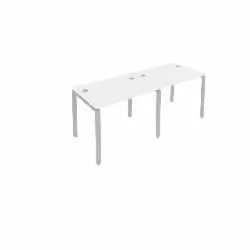 Рабочая станция на 2 раб.места Метал Сйстем Б.СМ-2.1 Белый/Серый / Metal System