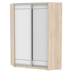 Шкаф-купе YA-198х1250-1(ДСС-Белый-D1D2)