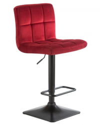 Стул барный ДОБРИН ДОМИНИC (бордо велюр (МДЖ9-43)) 2 шт / DOBRIN DOMINIC (MJ9-43))