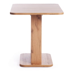 Раздвижной стол SMART ЛДСП, 105-140х68,6х75 см, Дуб вотан/Белый