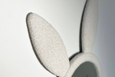 Набор детский Зайка MK-0019 белое дерево/белый (плюш)