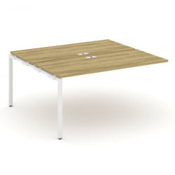 Двойной наборный элемент рабочей станции CONCEPT CN.DNRS-004 Дуб Винченцо Белый