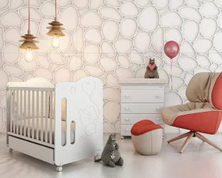 Кроватка для новорожденных Micuna Globito 120x60 White