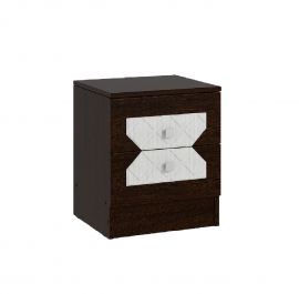 Тумба прикроватная Ясень шимо светлый/Лиственница темная