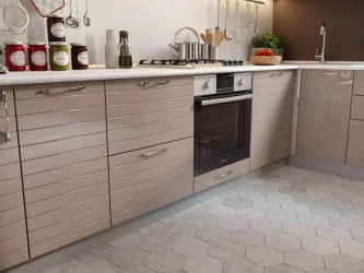 Тумба кухонная 300 Анастасия ЛД 020.003.000 Капучино