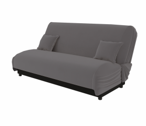 Диван прямой Париж (Berhouse) Цвет фасада: Серый; Тип: Прямой; Материал фасада: Металл/Велюр