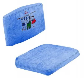 Чехол для стула Замша Голубая