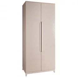 Шкаф двухстворчатый Сканди (ДС) Жемчужно-белый