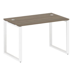 Стол письменный на О-образном м/к МЕТАЛ СЙСТЕМ БО.СП-2 Вяз/Белый / METAL SYSTEM