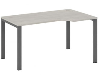 Стол эргономичный правый на металлоопорах New Line NLN36322724 Дуб шамони светлый