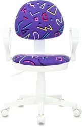Кресло детское Бюрократ KD-3/WH/ARM/STICK-VI
