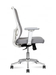 Кресло офисное Бест ЛБ вхите Грей / Best LB white Grey