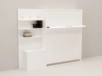 Откидная кровать с полкой Смарт 1 К 1600+П левая Венге