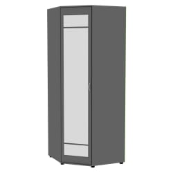 Шкаф распашный Алиса(H6_M)2230х854х854ручкаскоба96мм(Графит)