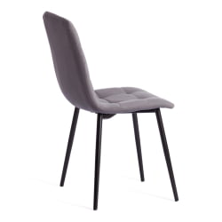 Стул CХИЛЛЙ МАКС Велюр/металл , 45 х 54 х 90 см , темно-серый/черный / CHILLY MAX