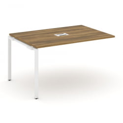 Проходной наборный элемент переговорного стола CONCEPT CN.NPRG-013 Сандал Янтарный Белый