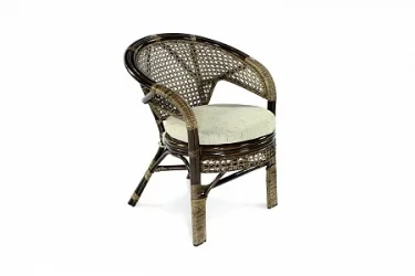 Кресло Пеланги, подушка на молнии Pelangi 02/15-3 темно коричневый