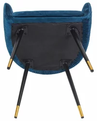 Стул обеденный DOBRIN MARY Синий велюр 1922-20