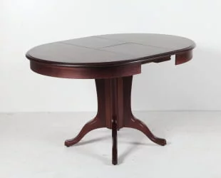 Стол из массива дерева Орион-5 (d1200) тон 9м