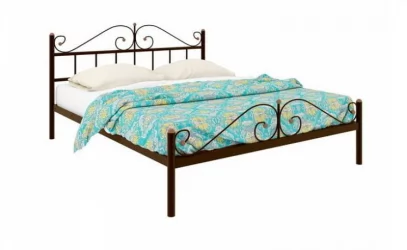 Кровать Диана Plus 1200х2000 Коричневая