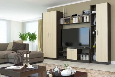 Гостиная Милан Дуб Кантерберри Дуб Сонома