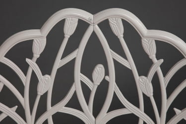 Скамья Secret De Maison Strauss (Штраус) алюминиевый сплав, 99хх56х76см, butter white