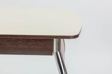 Столешница Чикаго СТ (6191) венге,стекло бежевое