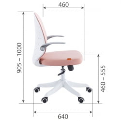 Детский стул CHAIRMAN CH107 ткань розовый