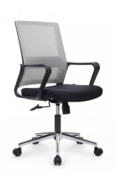 Кресло Минт РCХ М1029МБЕ Серый/Черный / Mint RCH M1029MBE