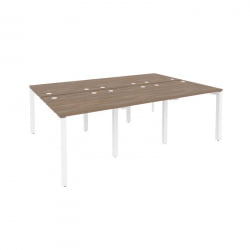 Рабочая станция на П-образном м/к ONIX O.MP-D.RS-6.0.8 Дуб Аризона/Белый