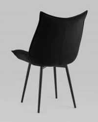 Стул обеденный Осло велюр Черный