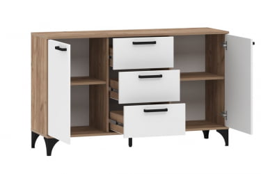 Тумба Марсель НМ 013.79 Меренга Дуб Крафт табачный