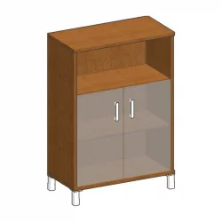 Стеллаж стекло тонированное В420.5 Орех Даллас