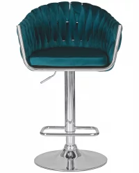 Стул барный ДОБРИН МАРCЕЛ Морской волны велюр МДЖ9-99 / DOBRIN MARCEL MJ9-99