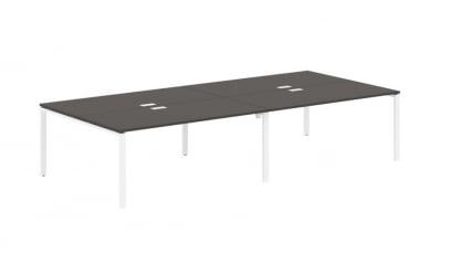 Бенч-система 4-местная EDIS EUWST 3516 Мокко Белый