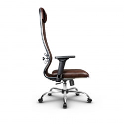 Кресло руководителя Metta L 1m 40M/2D Комплект 7 Темно-коричневое