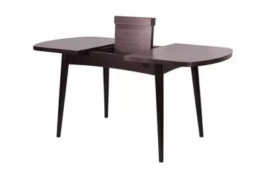 Стол раскладной Ялта с цилиндрическими опорами Венге Анкор темный