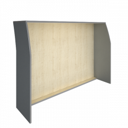 Стойка прямая 1600 Riva А.РС-4 Клен/Металлик